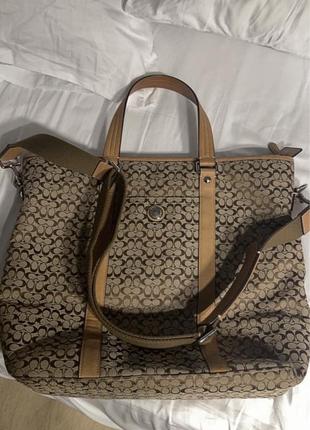 Coach voyage tote  77116