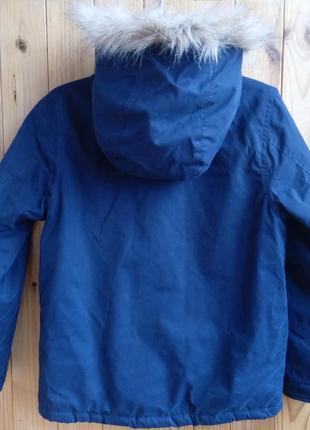 Тепла темно-синя демдемісезонна куртка хлопчику 9-10 р., 134-140 см, cherokee2 фото
