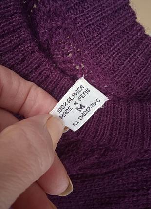 Перу альпака 100% светр оверсайз 3