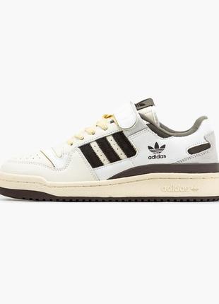 Кроссовки adidas forum beige green