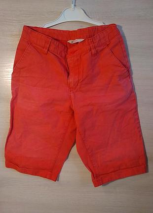 Шорты коттон джинсовые от h&m