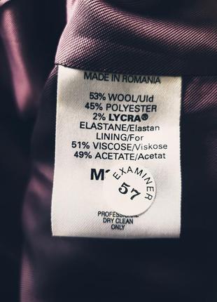 Шерстяной 53% wool blend пиджак c карманами  next 20 uk3 фото