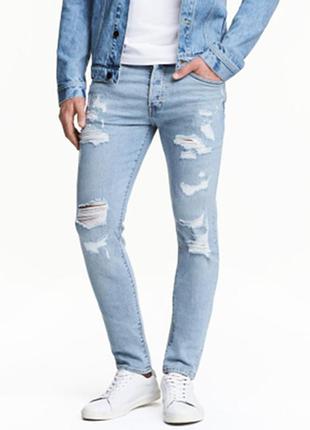Оригинальные джинсы от бренда h&m 05616590072 разм. 29-30