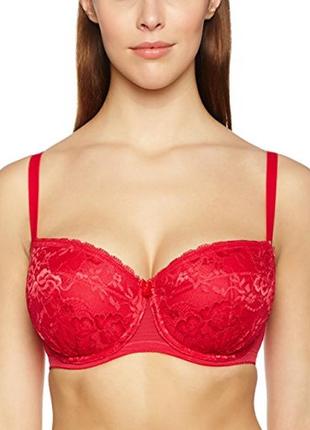 85f-38f шикарный красный кружевной бюстгальтер фирмы ann summers3 фото