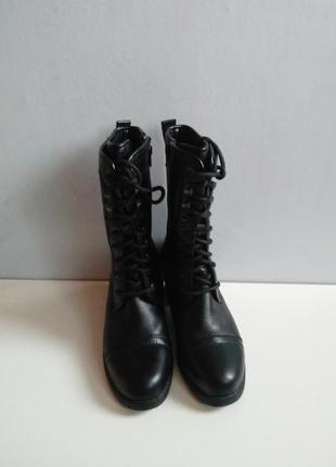 Сапоги подлинный бренд firetrap черные