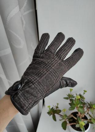 Шкіряні рукавиці перчатки м красиві стильні чоловічі шкіряні рукавички