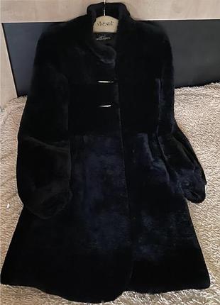 Шубка из мутона шубка зимняя мех пальто🔥🔥🔥