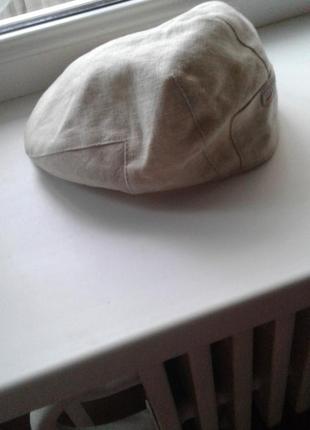 Мужская брендовая летняя льняная кепка жиганка хулиганка бейсболка берет gottmann 55 р-р