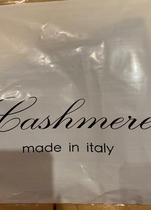 Шикарный кашемировый шарф cashmere italy 🇮🇹3 фото