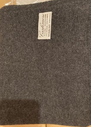 Шикарный кашемировый шарф cashmere italy 🇮🇹4 фото
