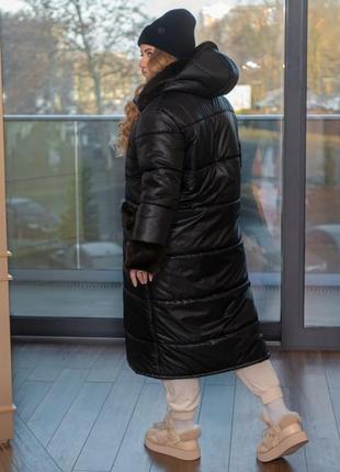 Пальто женское зимнее стеганое разм.48-583 фото