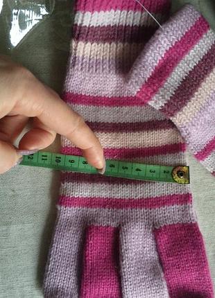 Рукавички в'язані 8