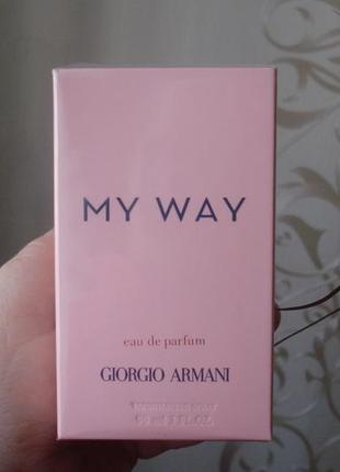 90 мл, парфюмированная вода giorgio armani my way