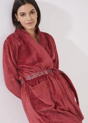 Теплий флісовий халат