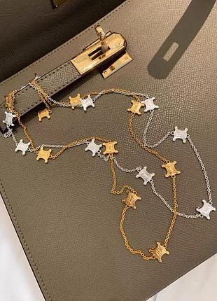 Колье в стиле celine 4