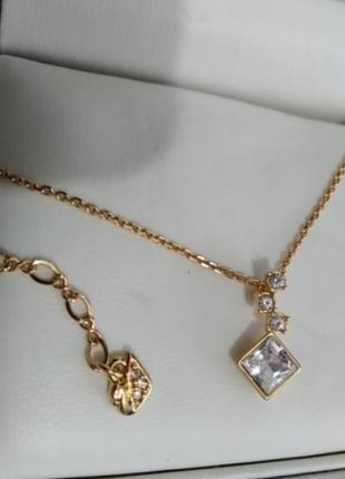 Кольє в золотому тоні swarovski оригінал