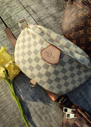Сумка бананка в стилі  louis vuitton