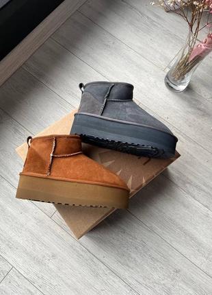 Ugg ultra mini platform уггі на платформі8 фото