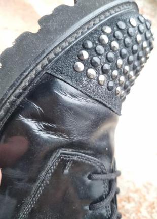 Ботинки gabor кожа  камни8 фото