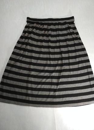 Летняя трикотажная юбка janina з нюансом1 фото