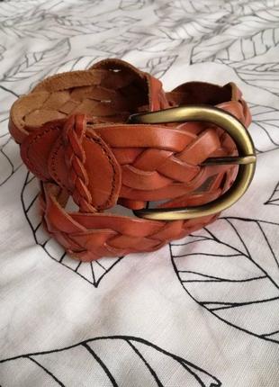 Кожаный ремень h&m