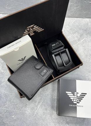 Подарочный набор (ремень + кошелек)