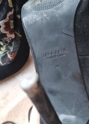 Сапоги  туфли zara basic 7
