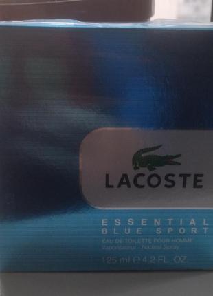 Мужская туалетная вода lacoste essential sport 125 мл