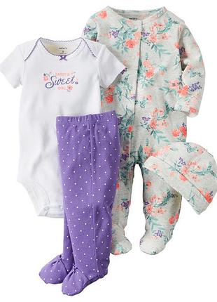 Набор carter's из 4 частей, на 3 месяца