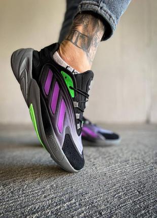 Мужские кроссовки adidas ozelia "black/purple"#адидас2 фото