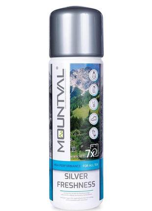 Антибактериальное средство для стирки с серебром mountval silver freshness, 315 мл