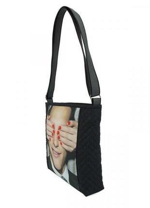 Стильная женская сумка через плечо. женская сумочка через плечо с принтом кроссбоди2 фото