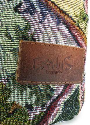 Сумка через плече жіноча. кросбоді сумка текстильна.4 фото