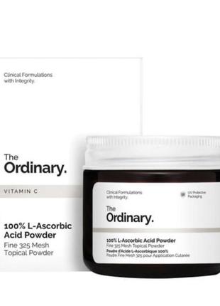 Витамин с в порошке the ordinary 100% l-ascorbic acid powder, 20 г