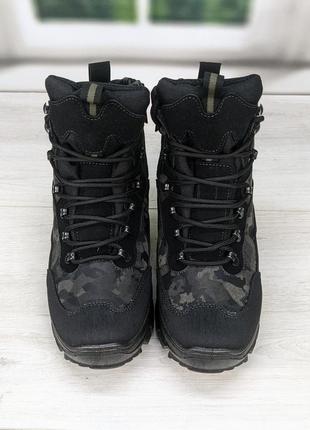 Ботинки берцы мужские зимние черные на шнурках даго украина6 фото