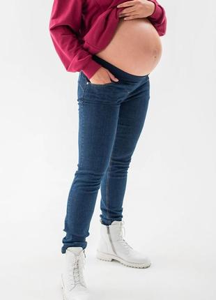 👑vip👑 джинсы для беременных джинсы слим под животик2 фото