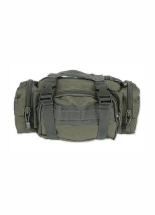 Тактична сумка на пояс mil-tec fanny pack 340 x 160 x 80 мм olive (13510001)