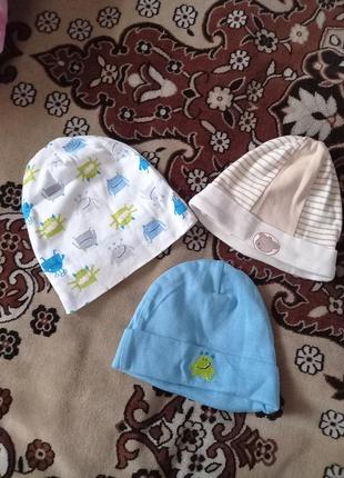 Детские шапочки 0-6 месяцев gerber