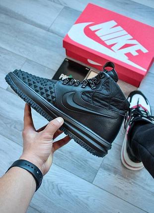Кросівки nike lunar force 1 duckboot black 4