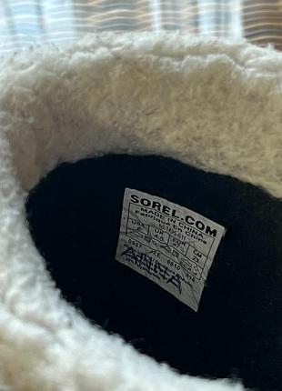 Зимові чоботи sorel waterproof hand crafted natural rubber5 фото
