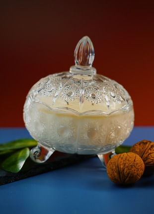 Подарочная соевая свеча. свеча в стекле.