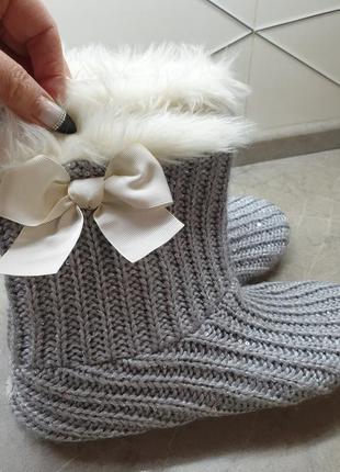 New look вязанные тапочки-чебитки