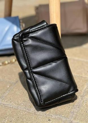 Жіноча чорна сумка клатч маленька сумка зручна сумка для телефона