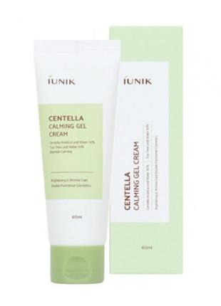 Заспокійливий крем-гель із центелою iunik centella calming gel cream 60 мл