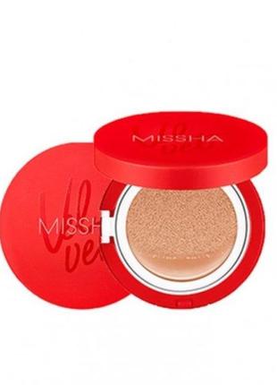 Тональний кушон з матовим фінішем missha velvet finish cushion spf50+ pa+++, 23 тон