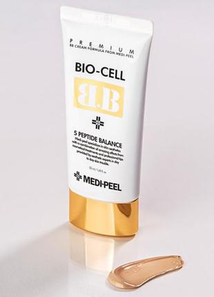 Bb-крем с комплексом пептидов medi-peel bio-cell bb cream 50 мл