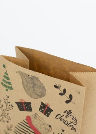 Новорічні пакети для цукерок 150*90*240 дитячий подарунковий пакет паперовий пакет для новорічних подарунків4 фото