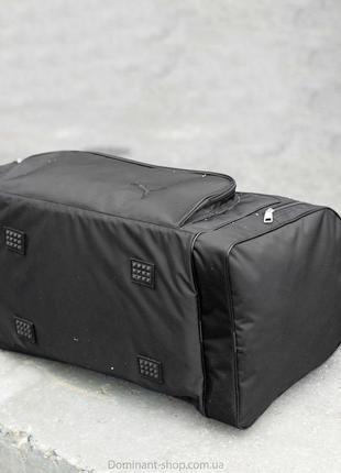 Якісна спортивна сумка дорожня p-60 biz чорна для тренувань та подорожей міцна на 60 л oxford5 фото