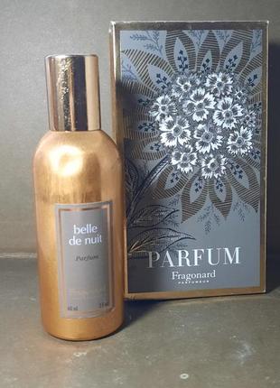 Чарівний багатогранний розкішний квітковий аромат дивовижні жіночі парфуми belle de nuit fragonard 60 ml parfum перший випуск