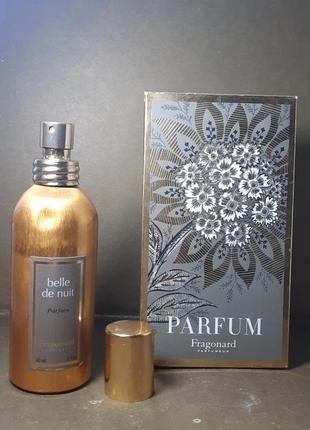Чарівний багатогранний розкішний квітковий аромат дивовижні жіночі парфуми belle de nuit fragonard 60 ml parfum перший випуск9 фото